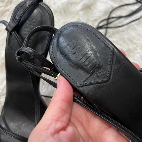 Schutz Vikky Wrap sandal - Size 8 - black - Picture 5 of 9